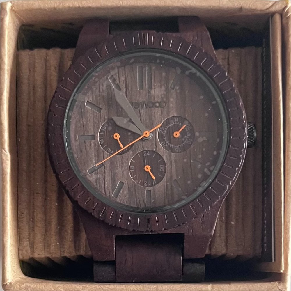 WeWood Chocolate Kappa Watch NIB